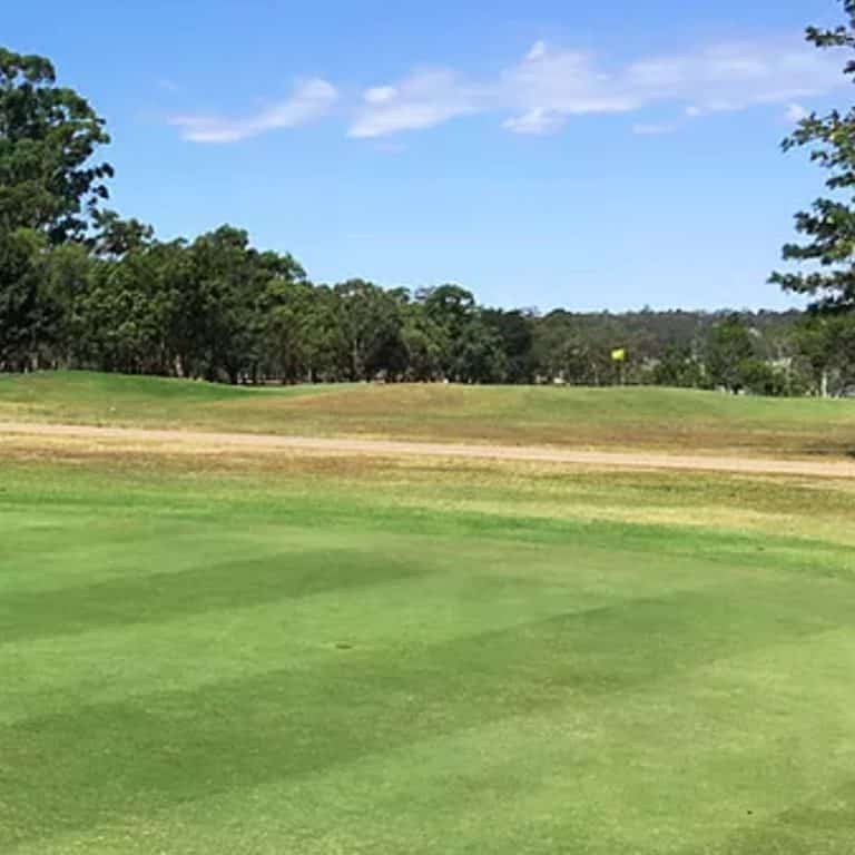Images of the golf course at Kurri Kurri Golf Club