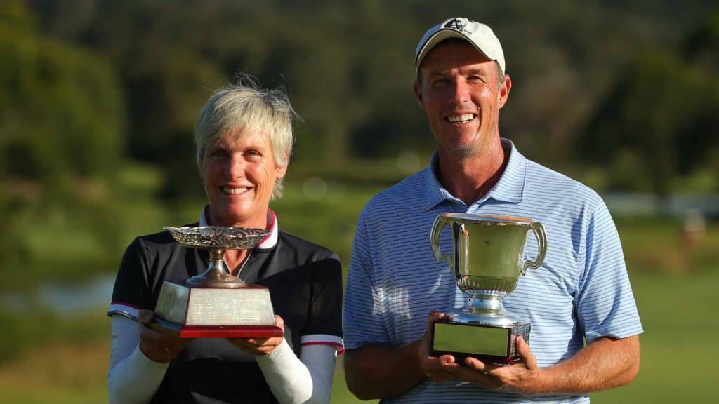 Nadene Gole and Andrew Tharle NSW Senior Amateur