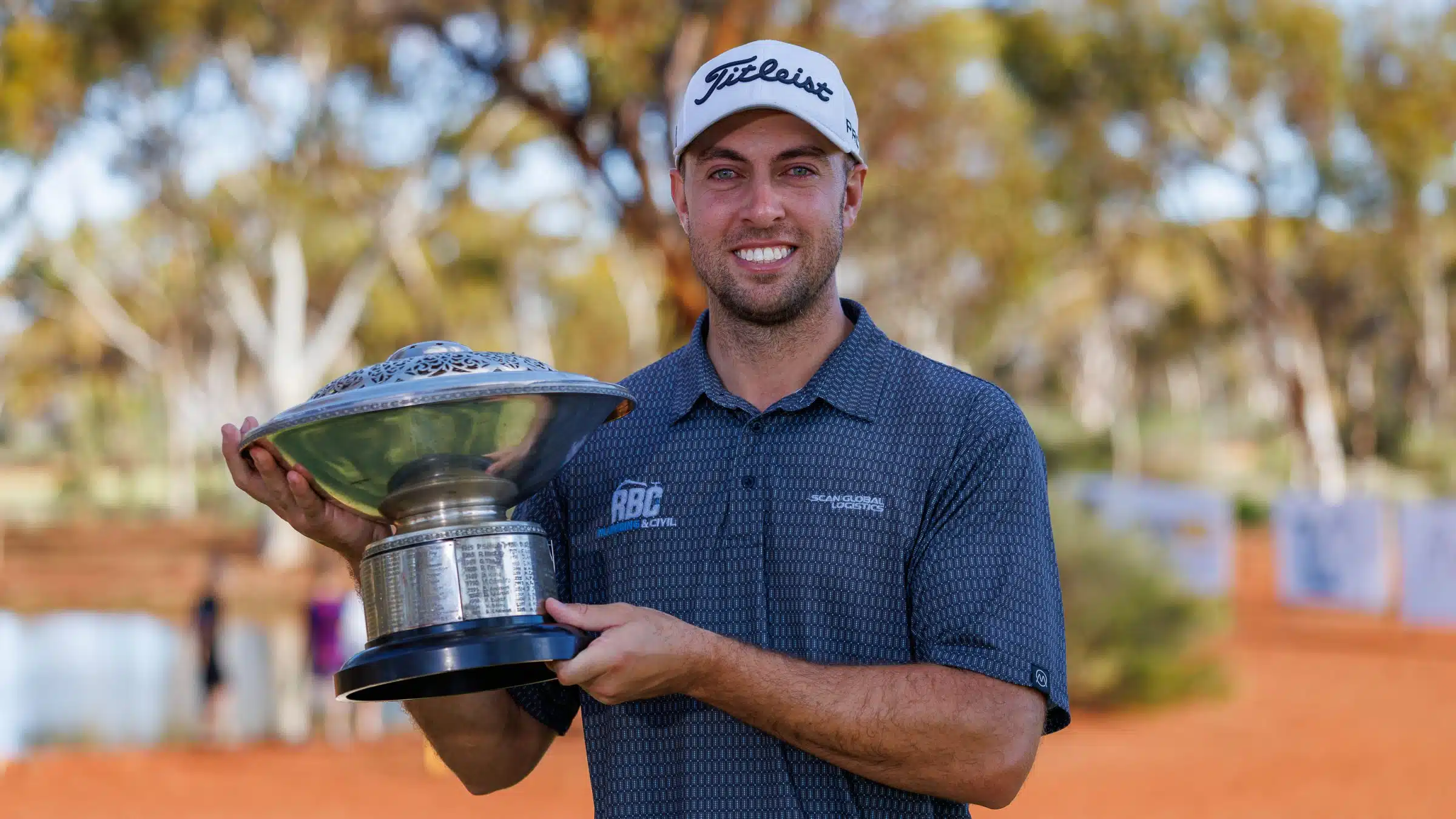 Justi Warren with his trophy